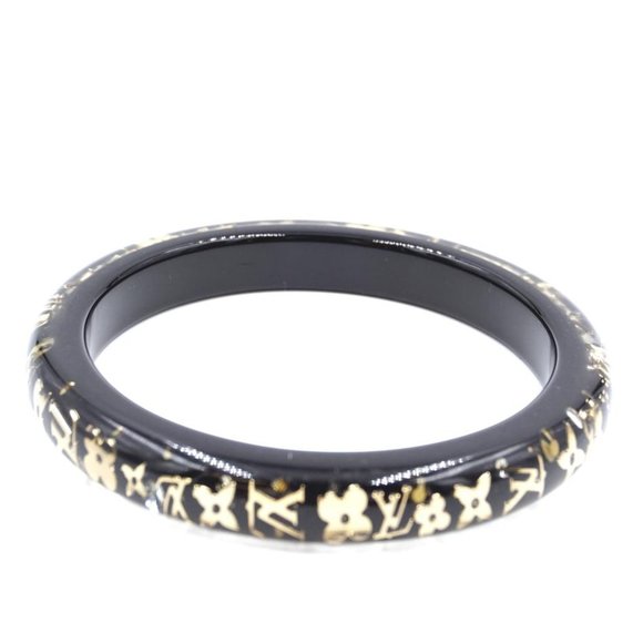 Louis Vuitton Clear Monogram logo Inclusion Bangle - Picture 6 of 10